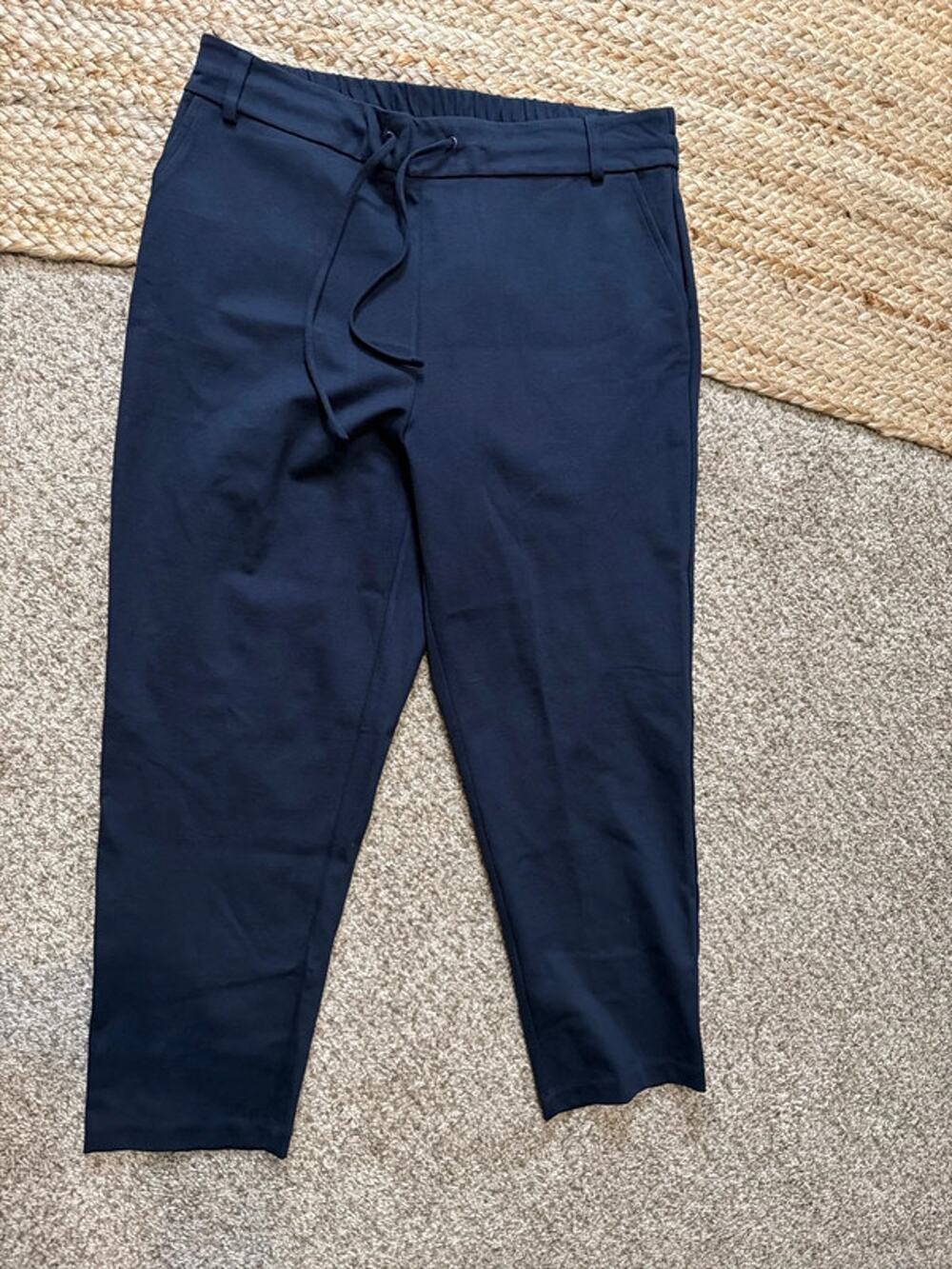 Jules and Leopold navy Palan drawstring pants EUC 1X 3287